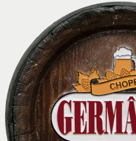 Barril de parede grande em Fibra - Germania Cerveja