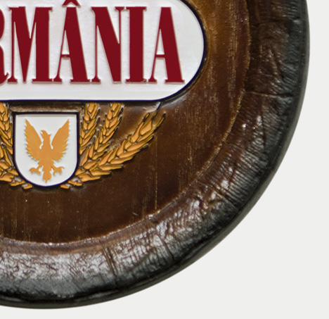 Barril de parede grande em Fibra - Germania Cerveja