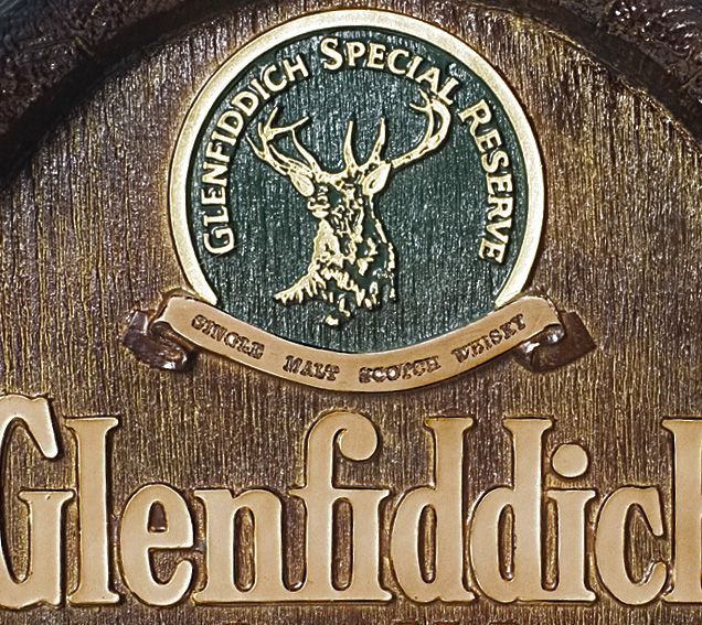Barril de parede grande em Fibra - Glenfiddich Whisky